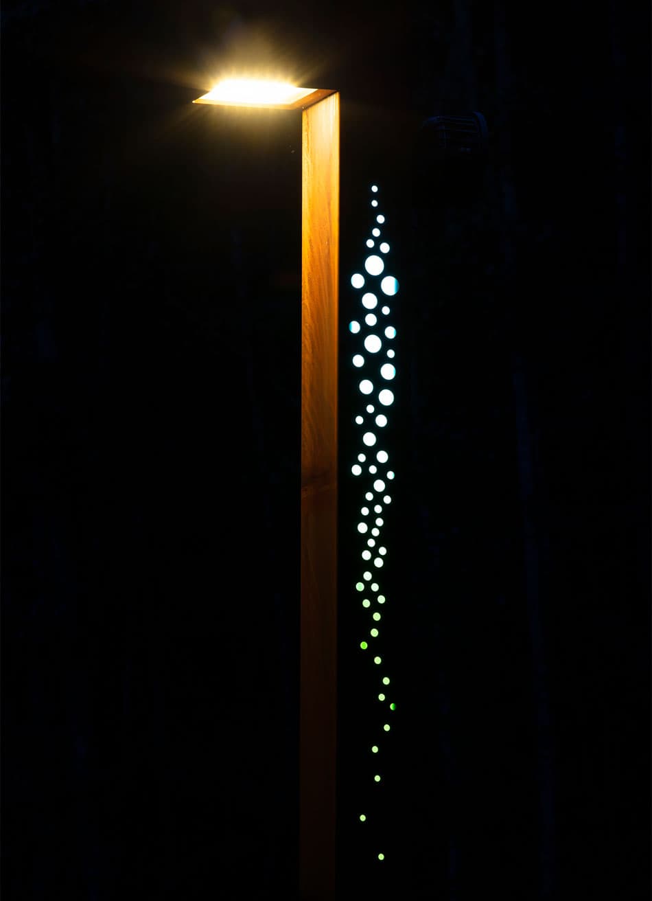 tehomet lightingpole finland jyvaskyla park 2021